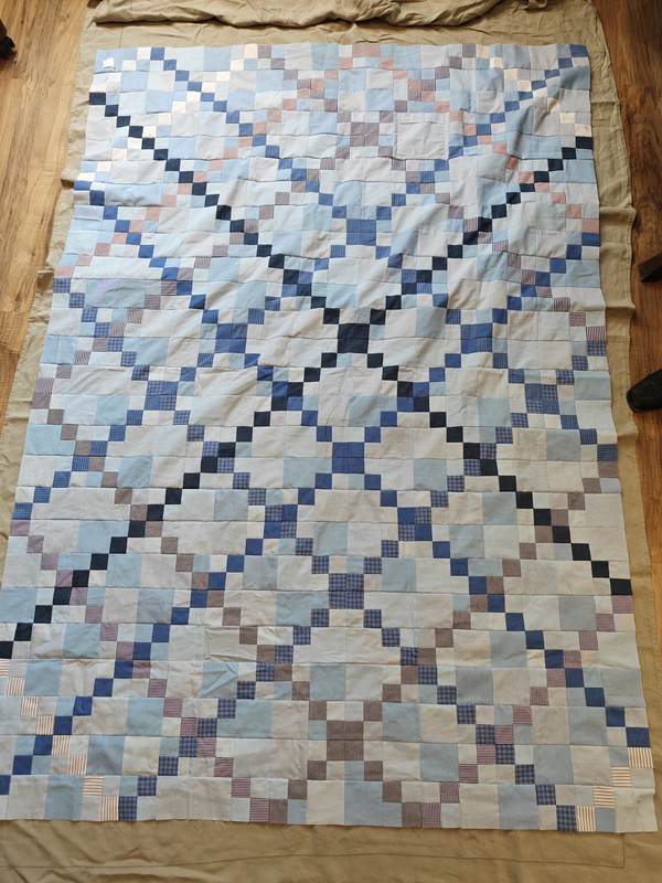 Irish Chain Quilt ohne Borten