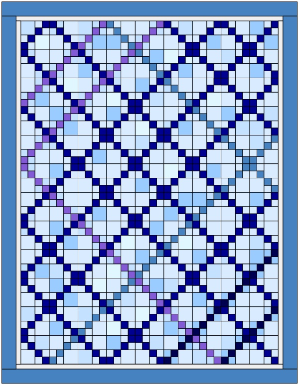 Quilt Entwurf aus QE8